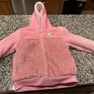 Disney princess size 7 NWOT NEW Pink Hooded Jacket with Gold Accents